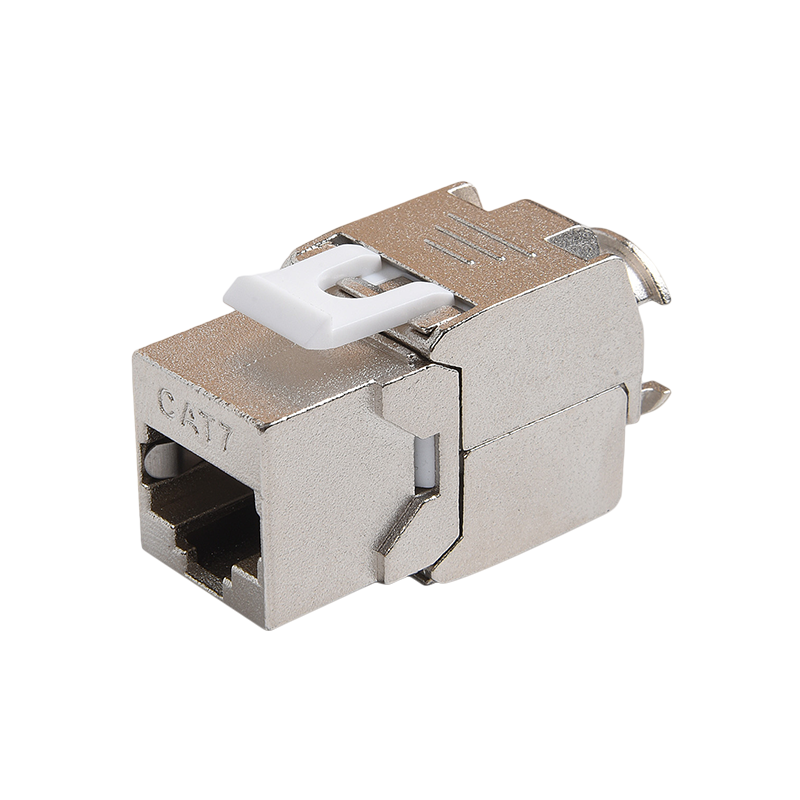 SMT-1061T8C7-FTP 180 องศาปกป้อง CAT7 TOOLLESS Keystone Jack